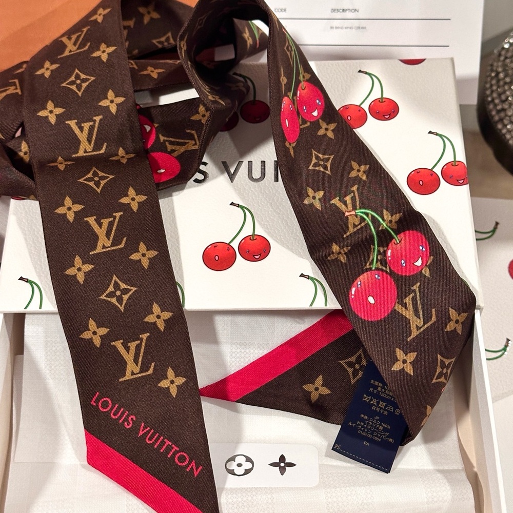🆕💖 Louis Vuitton LV x TM Monogram Cerise Bandeau